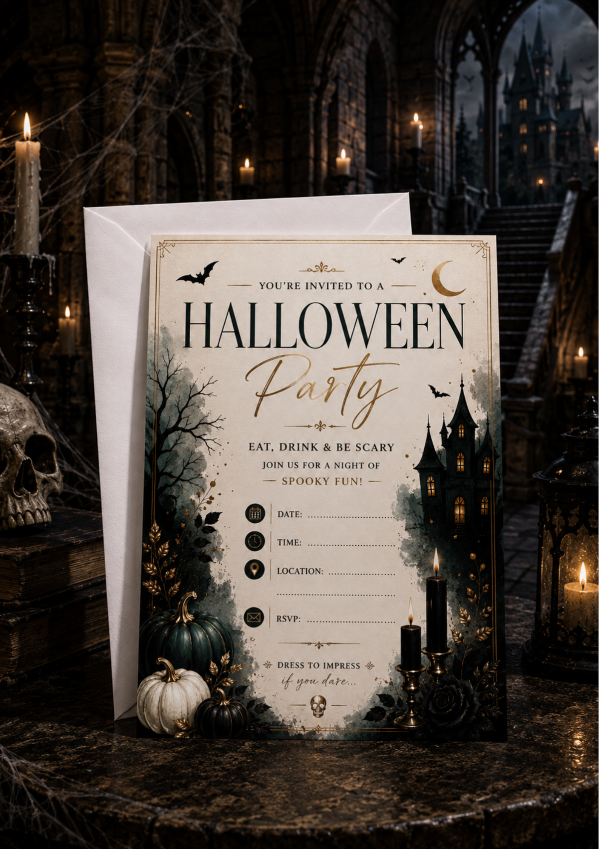 Halloween Party Invitations