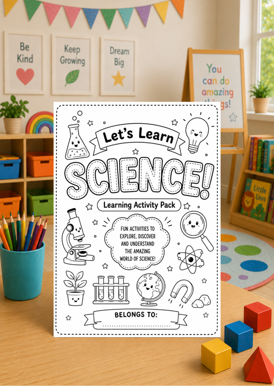 Children's Learning Activity Pack - Science (AP0002) *DIGITAL DOWNLOAD*