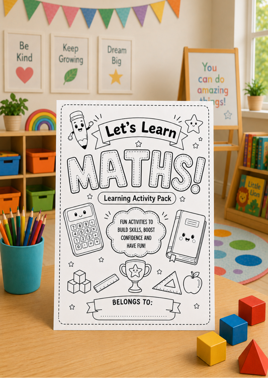 Children's Learning Activity Pack - Maths (AP0003) *DIGITAL DOWNLOAD*
