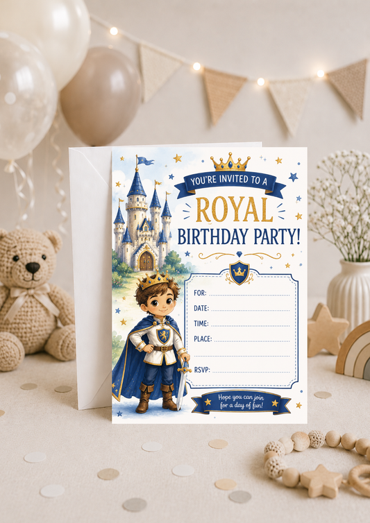 Birthday Party Invitation - Little Prince (BI0004)
