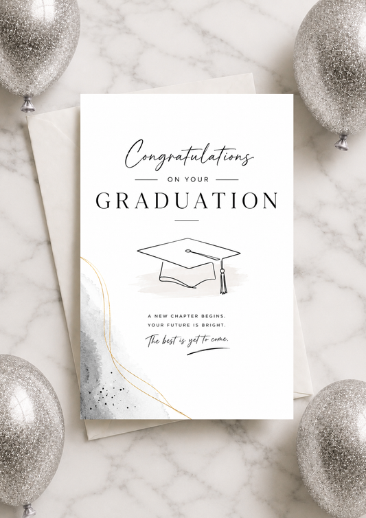 Graduation Celebration Card - Simplicity (CGC0001)