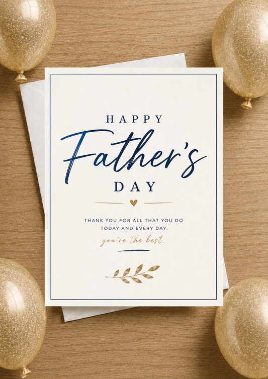 Fathers Day Card - Classic (FD0002)