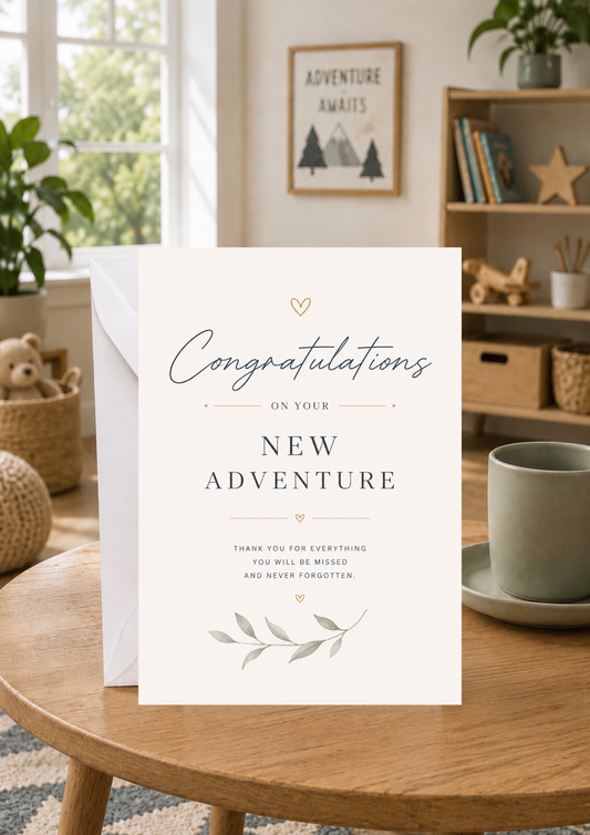 Leaving Card - Simply Classy (LC0003)