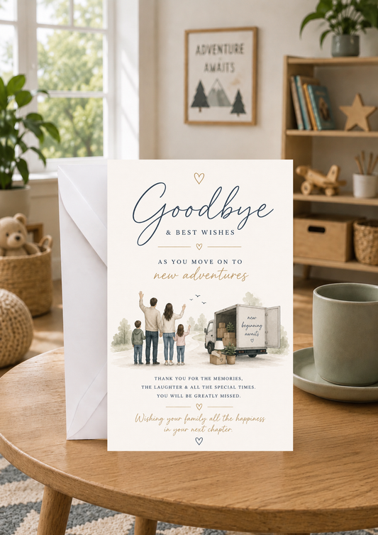 Leaving Card - Goodbye & Goodluck (LC0004)