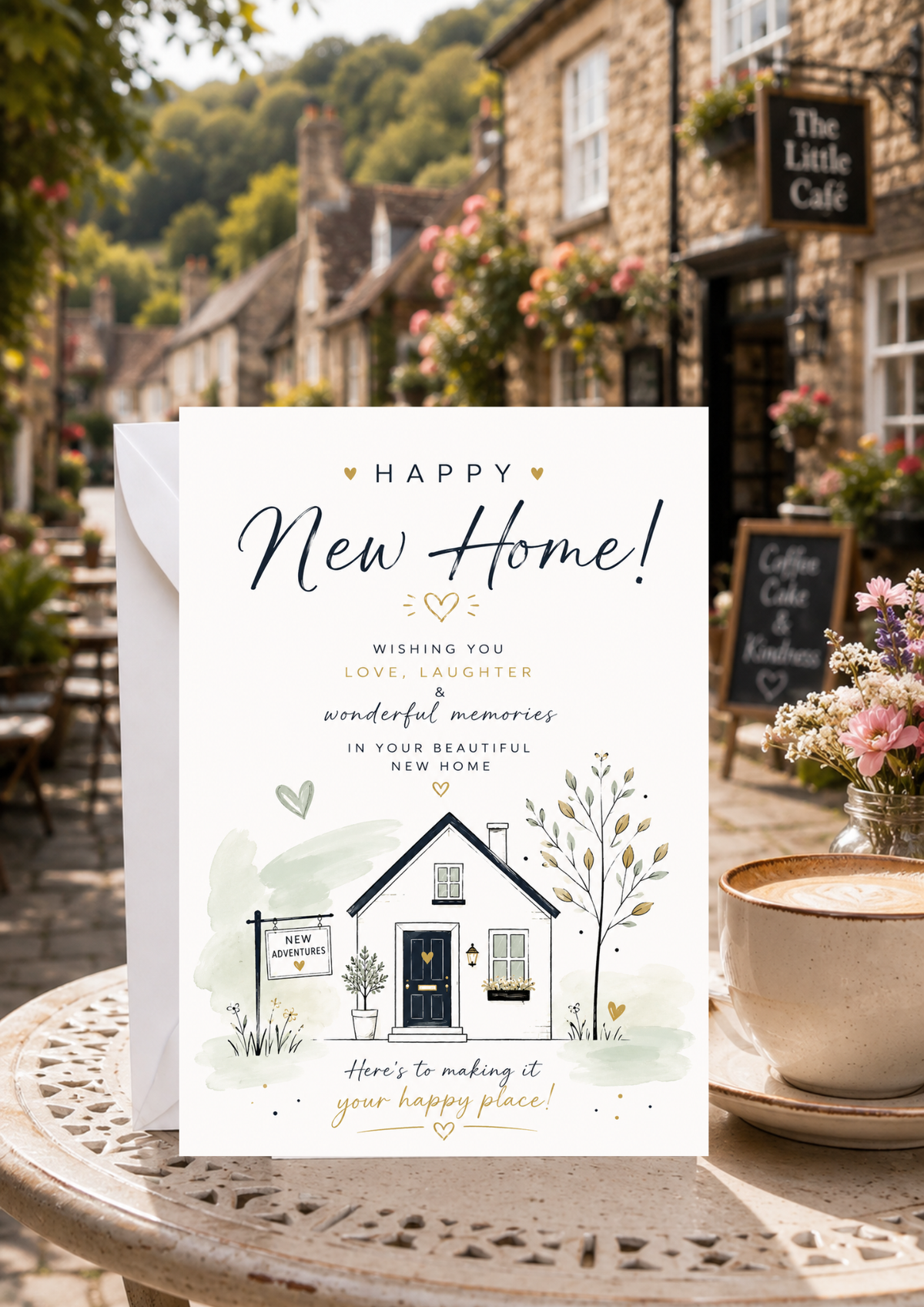 New Home Card - Black Door (NH0002)