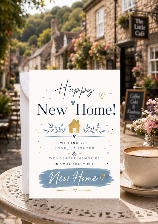 New Home Card - Pastel Blue (NH0003)