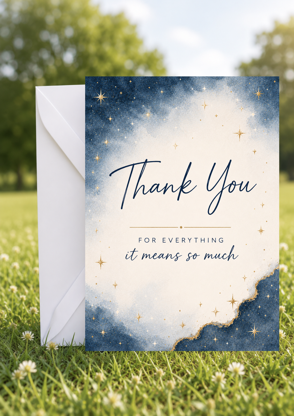 Thank You Card - Night Sky (TY0006)