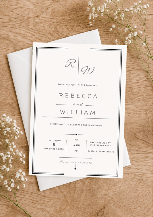 Wedding Invitation - Minimalistic
