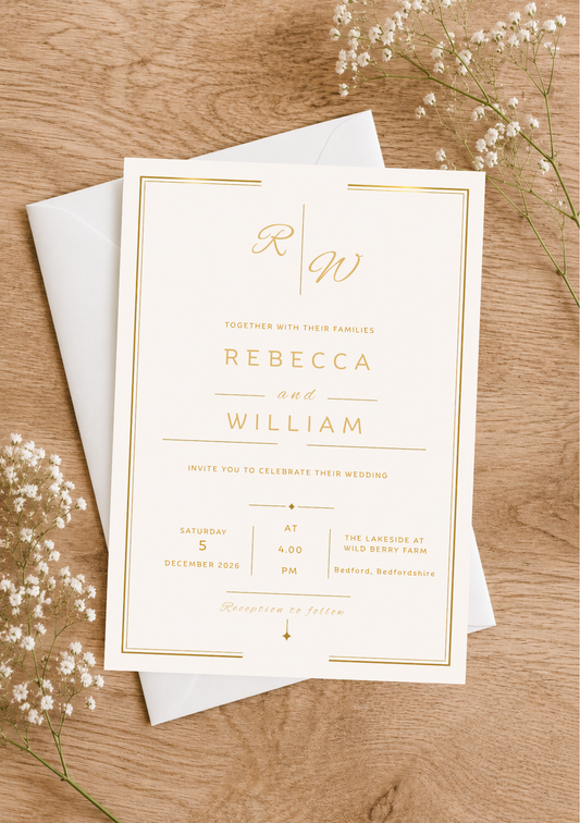 Wedding Invitation - Minimalistic