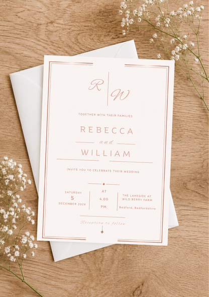 Wedding Invitation - Minimalistic