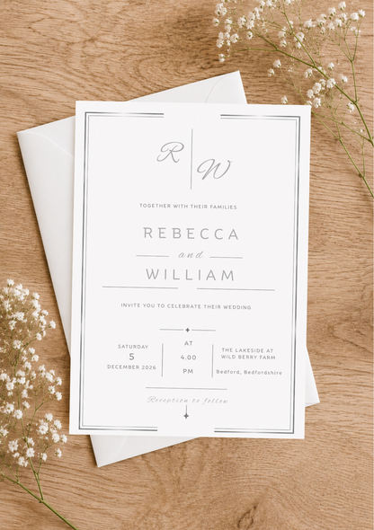 Wedding Invitation - Minimalistic