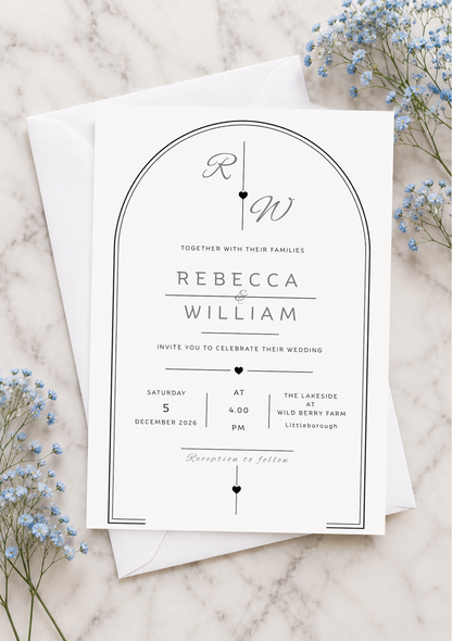 Wedding Invitation - Arch *DIGITAL DOWNLOAD*