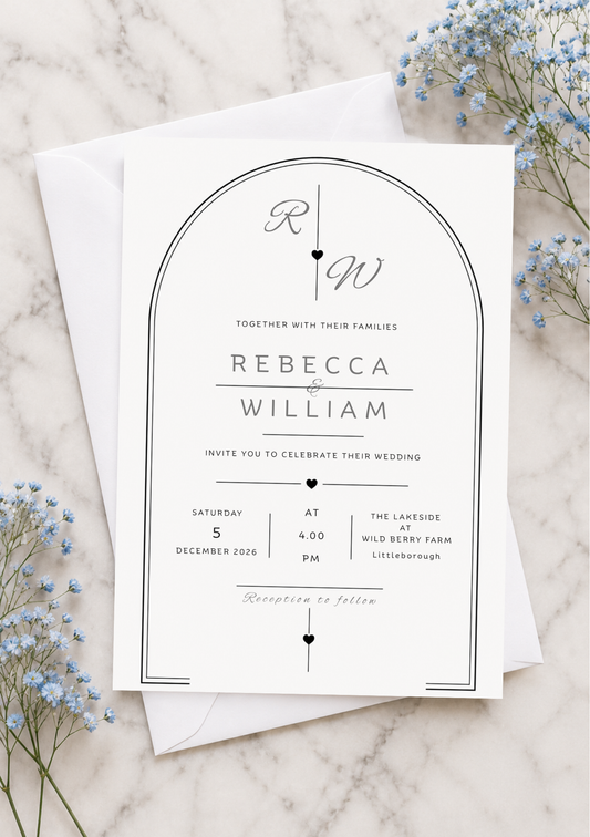 Wedding Invitation - Arch