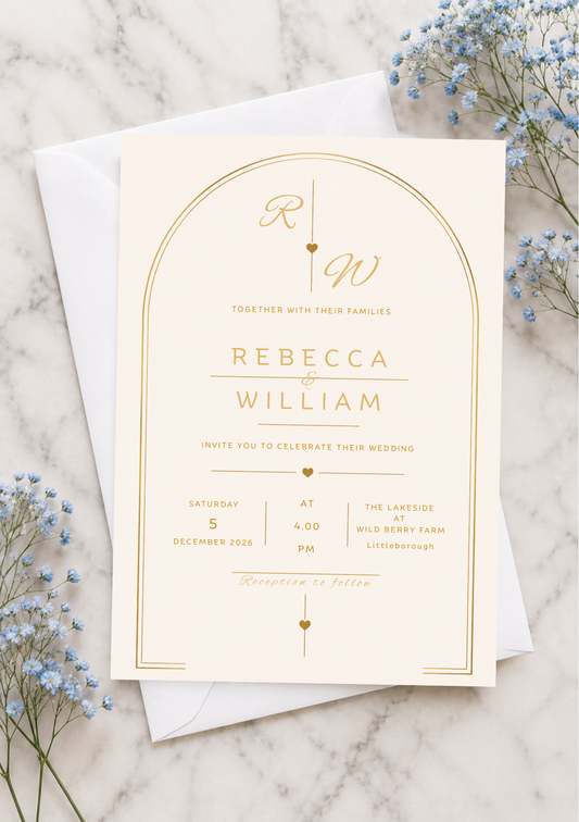 Wedding Invitation - Arch