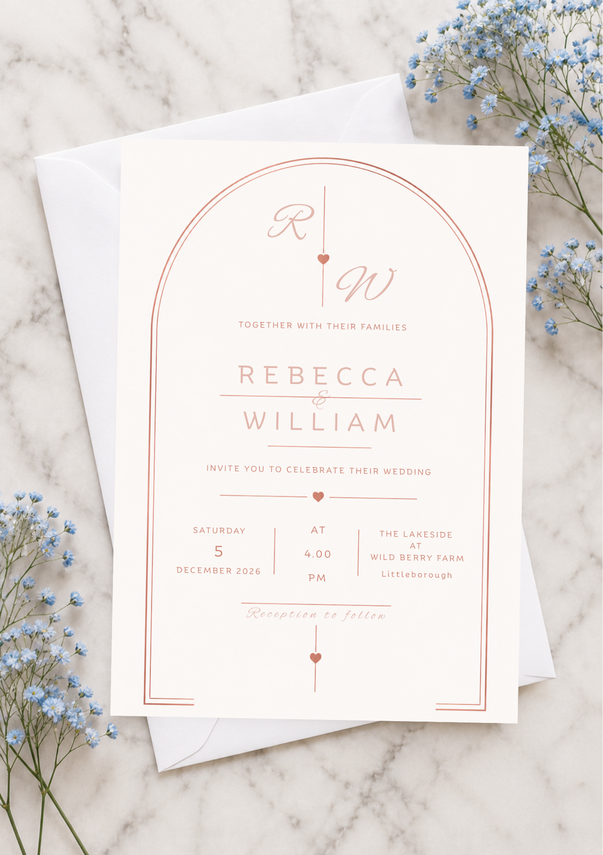 Wedding Invitation - Arch *DIGITAL DOWNLOAD*