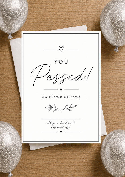 You Passed Card - Simply Lovely (YP0004)